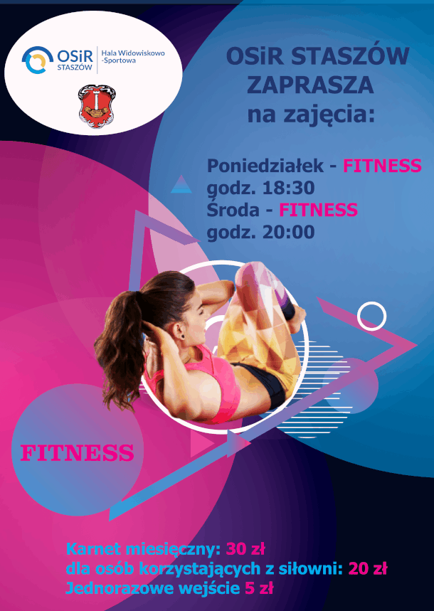 Zapraszamy na zajęcia FITNESS 